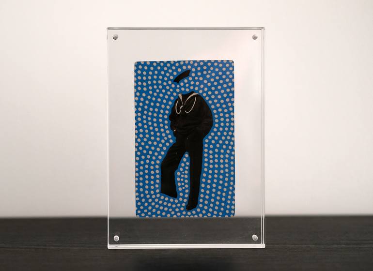 Original Abstract People Collage by Naomi Vona
