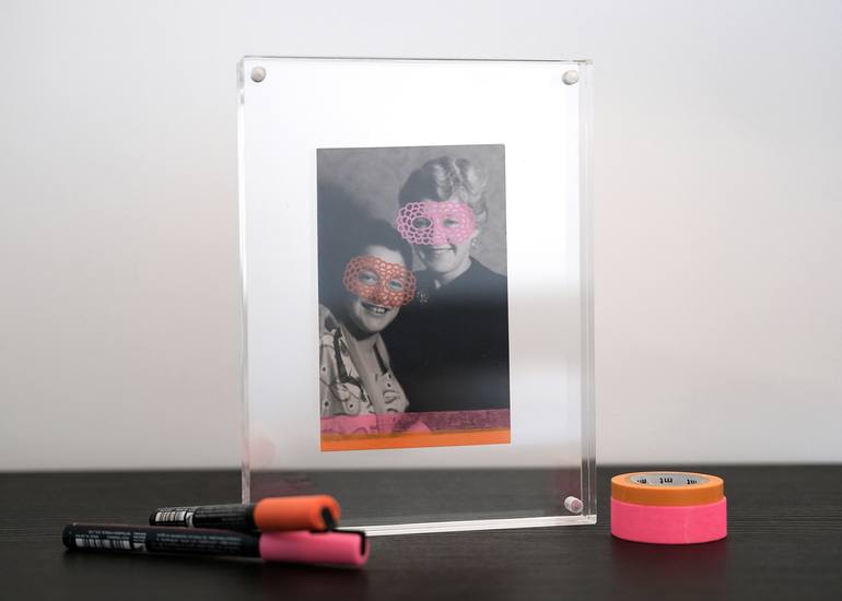 Original Conceptual Family Collage by Naomi Vona