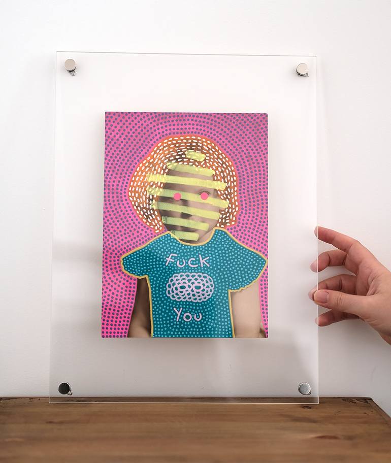 Original Conceptual Politics Collage by Naomi Vona