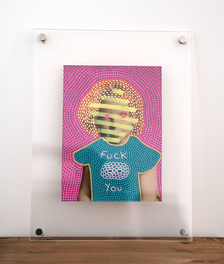 Original Conceptual Politics Collage by Naomi Vona