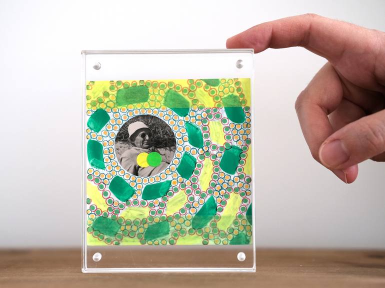 Original Abstract Men Collage by Naomi Vona