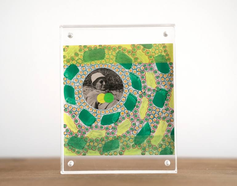 Original Abstract Men Collage by Naomi Vona