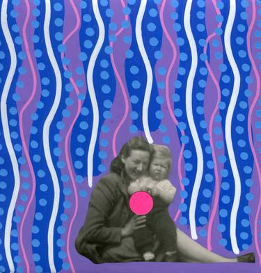 Print of Abstract Family Collage by Naomi Vona