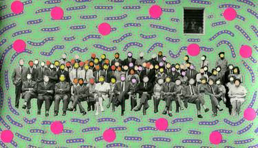 Print of Abstract People Collage by Naomi Vona