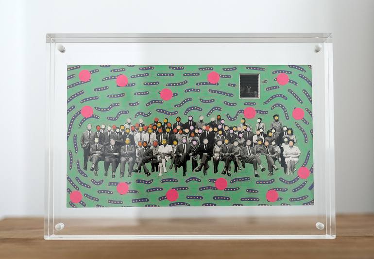 Original Abstract People Collage by Naomi Vona