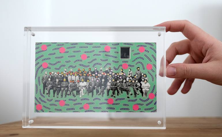 Original Abstract People Collage by Naomi Vona
