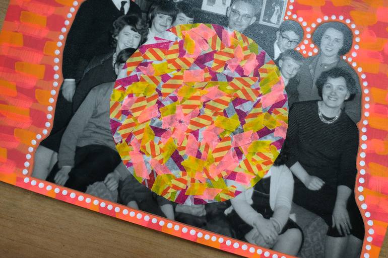 Original Conceptual Family Collage by Naomi Vona