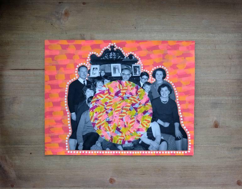 Original Conceptual Family Collage by Naomi Vona