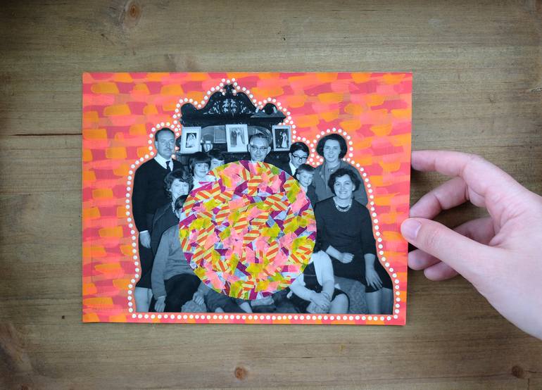 Original Conceptual Family Collage by Naomi Vona