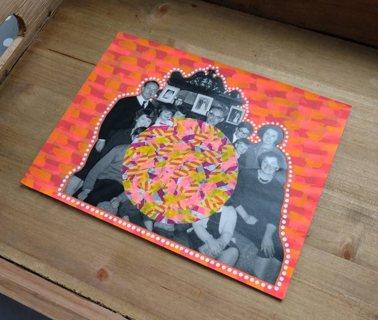 Original Conceptual Family Collage by Naomi Vona