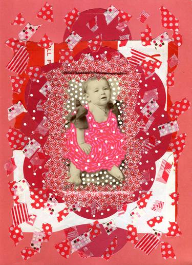 Original Conceptual Children Collage by Naomi Vona