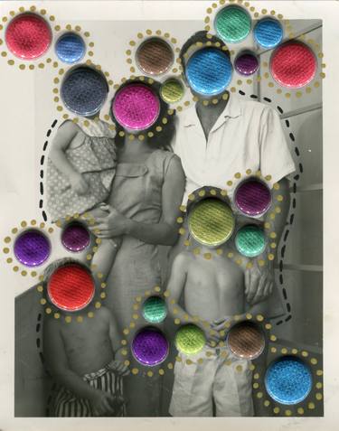 Print of Surrealism Family Collage by Naomi Vona