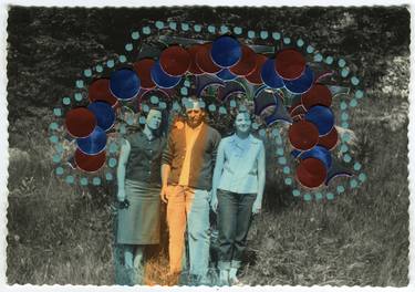 Original Dada Portrait Collage by Naomi Vona
