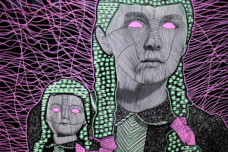 Original Conceptual Fantasy Drawing by Naomi Vona