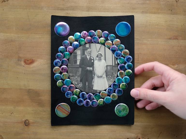 Original Abstract Love Collage by Naomi Vona