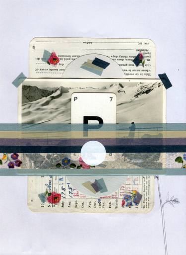 Original Landscape Collage by Naomi Vona