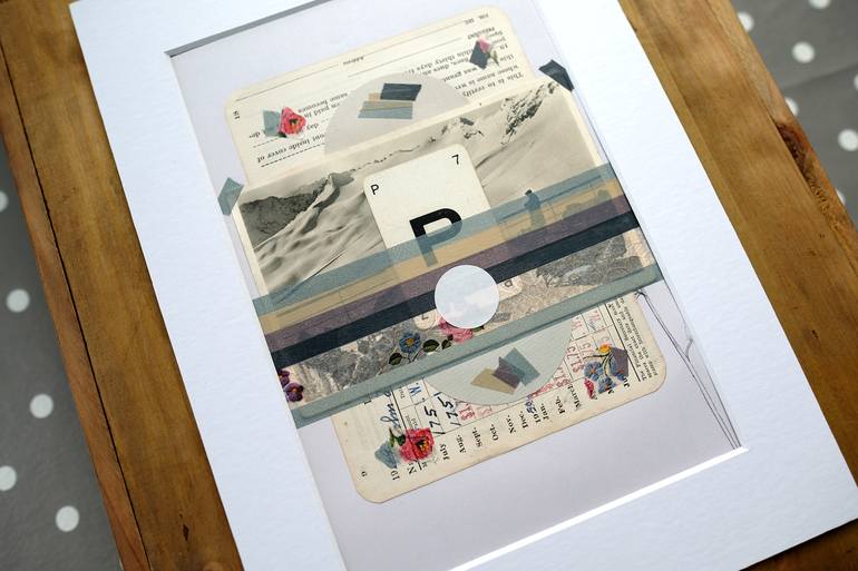 Original Landscape Collage by Naomi Vona