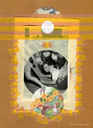 Print of Abstract Family Collage by Naomi Vona