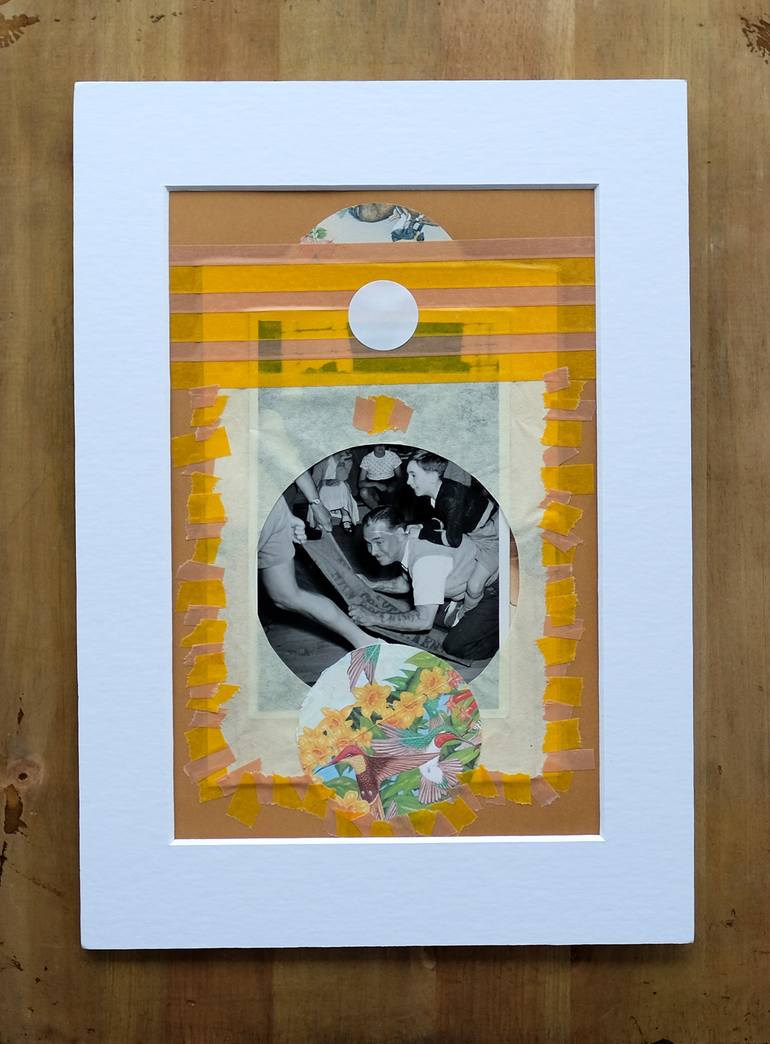 Original Abstract Family Collage by Naomi Vona