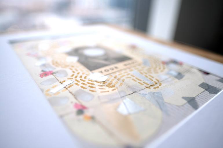 Original Abstract Men Collage by Naomi Vona