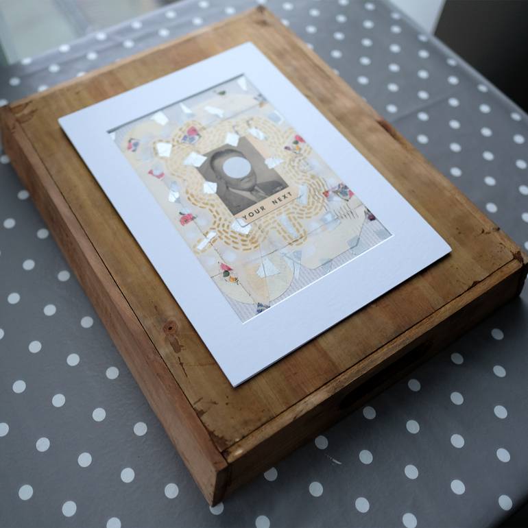 Original Abstract Men Collage by Naomi Vona