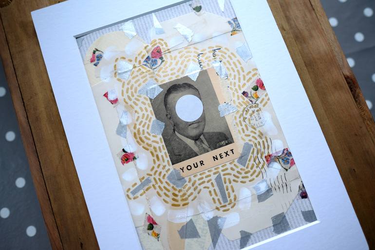 Original Abstract Men Collage by Naomi Vona