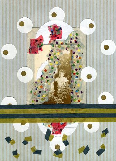 Print of Abstract Children Collage by Naomi Vona