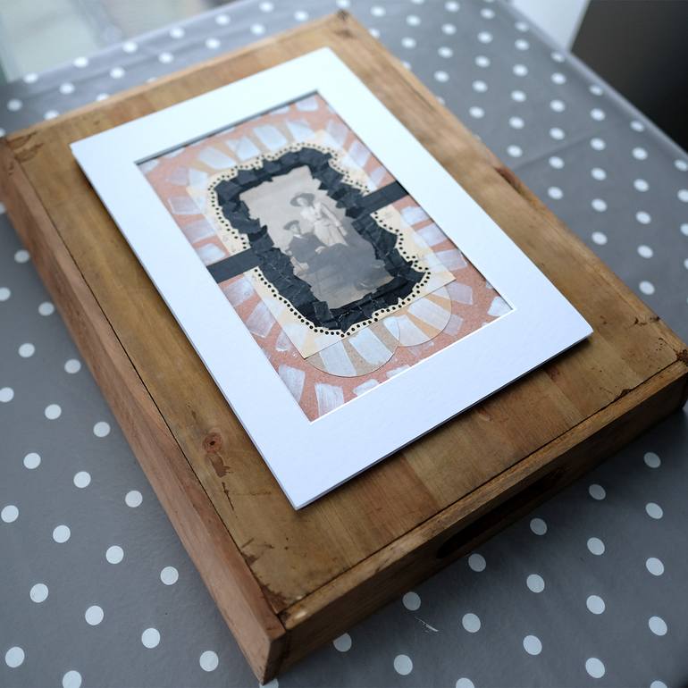 Original Abstract People Collage by Naomi Vona