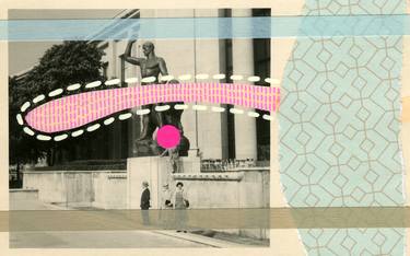 Print of Abstract Architecture Collage by Naomi Vona