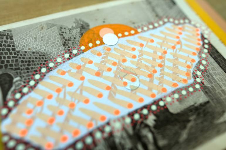 Original Abstract Other Collage by Naomi Vona