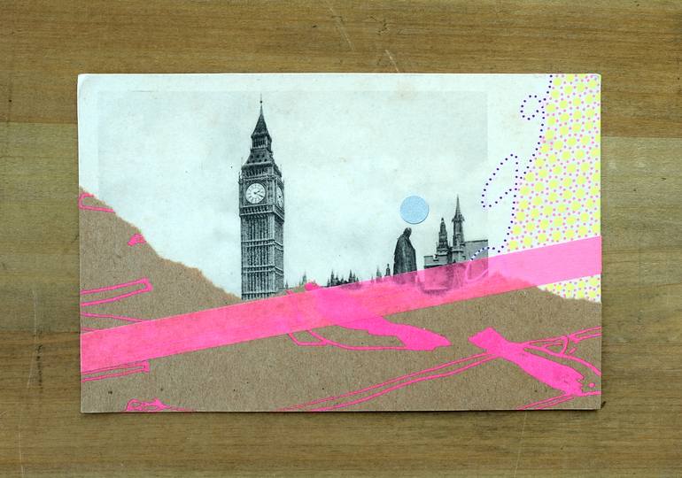 Original Cities Collage by Naomi Vona