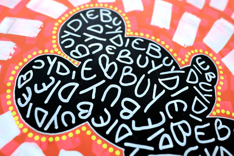 Original Pop Art Fantasy Drawing by Naomi Vona