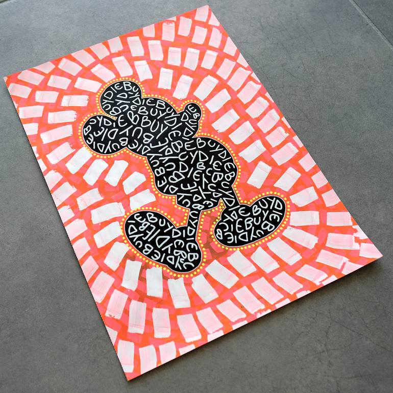 Original Pop Art Fantasy Drawing by Naomi Vona