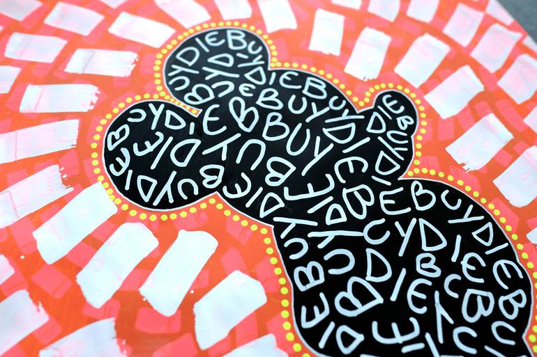 Original Pop Art Fantasy Drawing by Naomi Vona