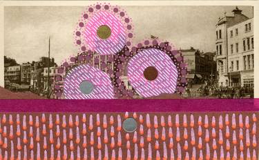 Print of Abstract Cities Collage by Naomi Vona