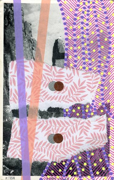 Print of Abstract Nature Collage by Naomi Vona