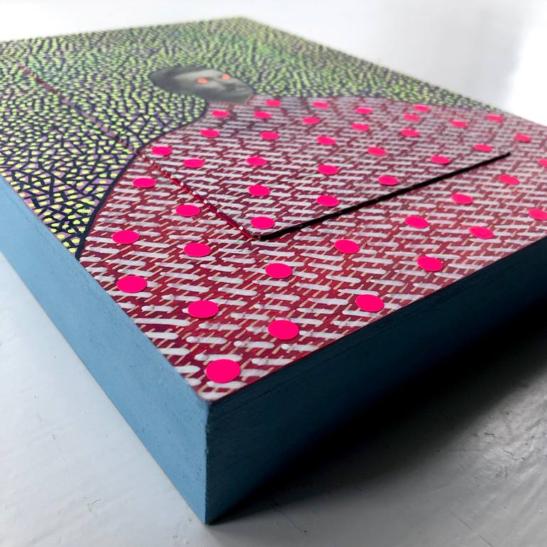 Original Abstract Men Collage by Naomi Vona