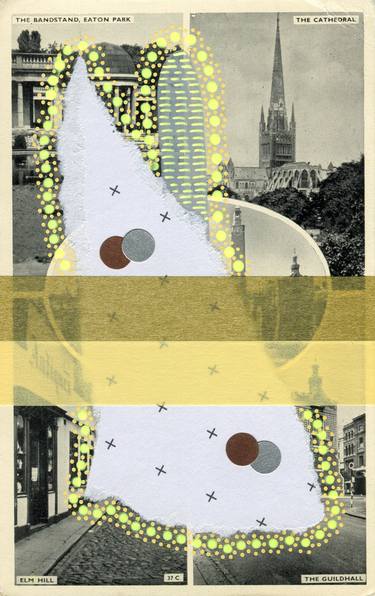 Print of Abstract Cities Collage by Naomi Vona