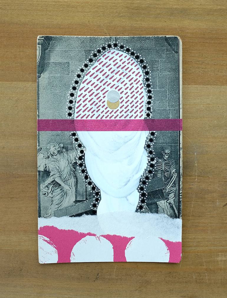 Original Abstract Architecture Collage by Naomi Vona