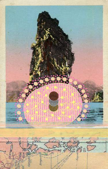 Original Seascape Collage by Naomi Vona