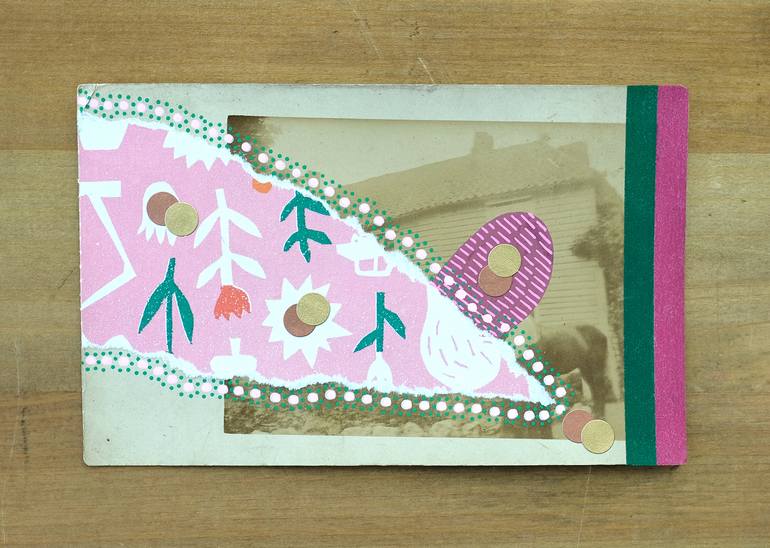 Original Abstract Home Collage by Naomi Vona
