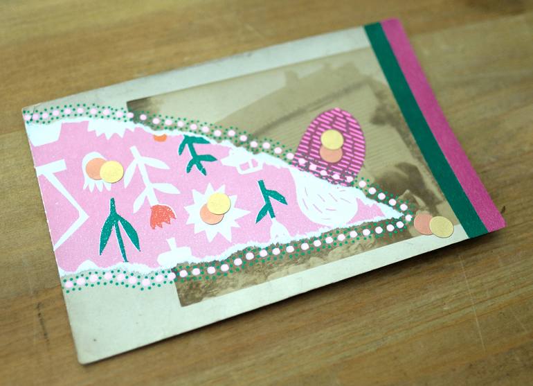 Original Abstract Home Collage by Naomi Vona