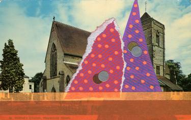 Print of Abstract Architecture Collage by Naomi Vona