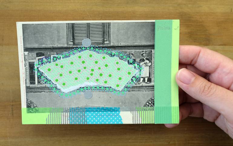 Original Abstract Architecture Collage by Naomi Vona