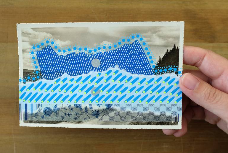 Original Abstract Other Collage by Naomi Vona