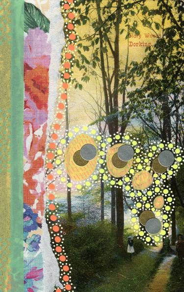 Print of Abstract Nature Collage by Naomi Vona