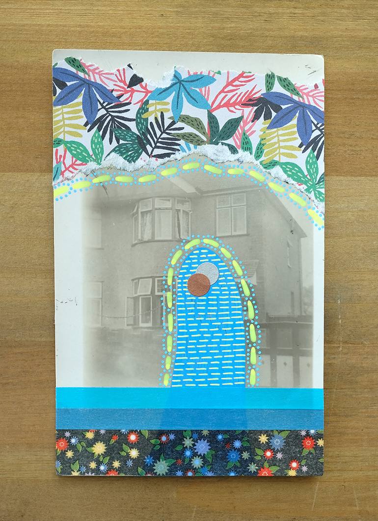 Original Abstract Home Collage by Naomi Vona
