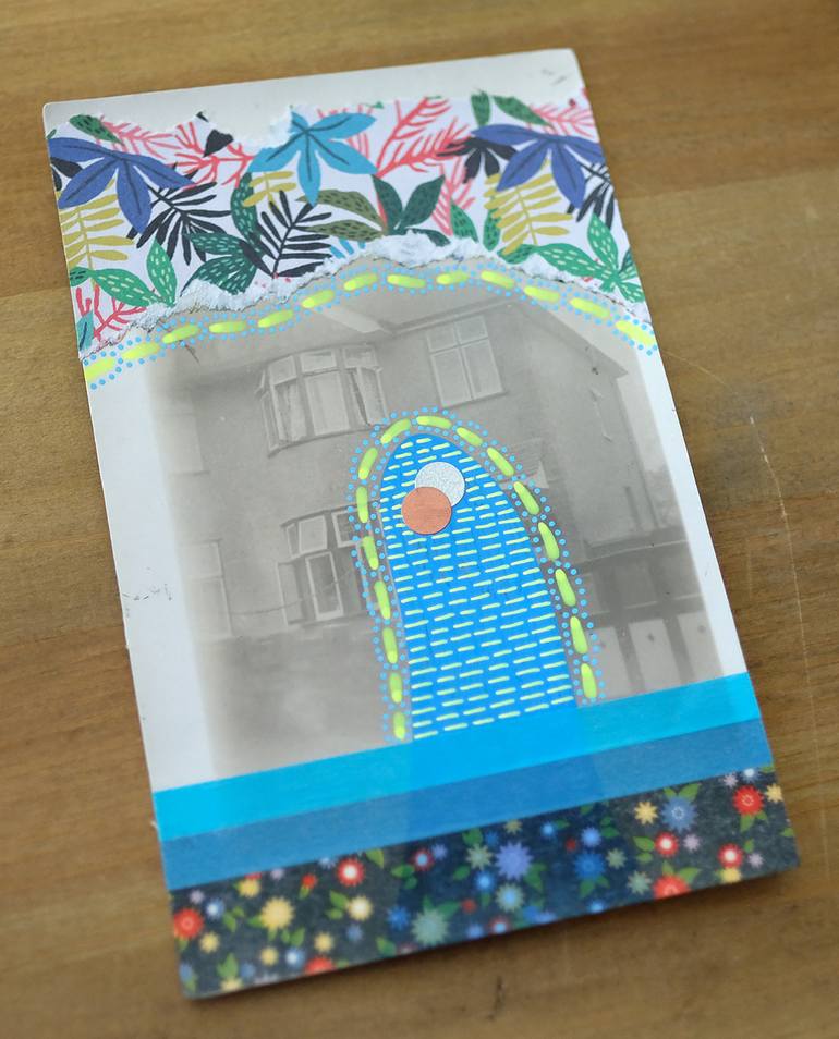 Original Abstract Home Collage by Naomi Vona