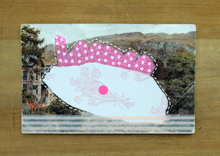 Original Abstract Nature Collage by Naomi Vona