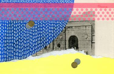 Print of Abstract Architecture Collage by Naomi Vona